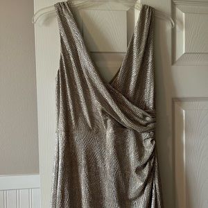 Lauren by Ralph Lauren gold maxi dress